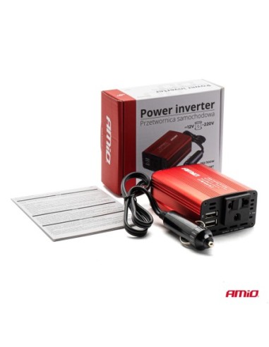 |AutoNeo.roConvertor de tensiune 12V - 230V, 150W/300W, 2 x USB 5V