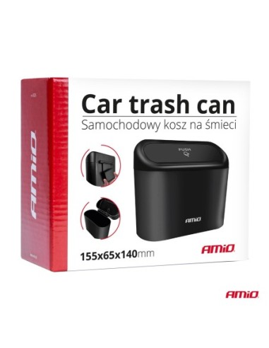 |AutoNeo.roCos de gunoi suplimentar pentru autoturisme, dimensiuni 17 x 9 x 9 cm, culoare Neagra