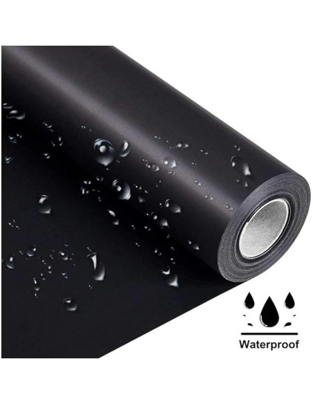 |AutoNeo.roFolie auto pentru colantare integrala, Termoplastica, cu tehnologie "BUBBLE FREE", culoare Negru, finisaj Mat