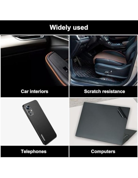 |AutoNeo.roFolie auto pentru colantare integrala, Termoplastica, cu tehnologie "BUBBLE FREE", culoare Negru, finisaj Mat